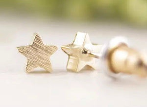 Star Studs Gold Silver