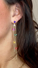 Butterfly Crystal Drop Earring-RW