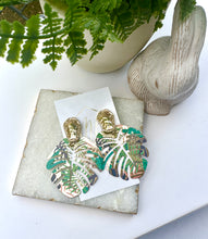 Tropical Leaf Earrings