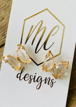 Big Butterfly Jeweled Earrings