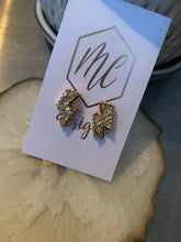 Lightning druzy stud