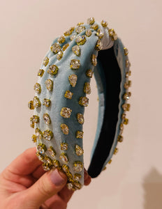 Jeweled Rhinestone Knot Headband