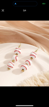 Baseball Triple Tiered Earrings