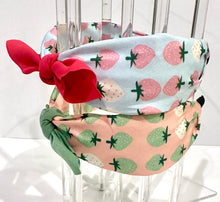 Strawberry Tie Headbands