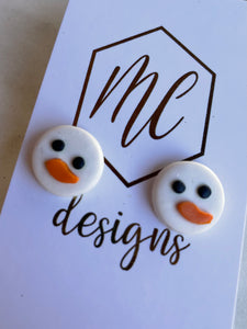 Christmas Clay Studs