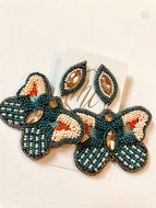 Butterfly Seed Bead Earrings