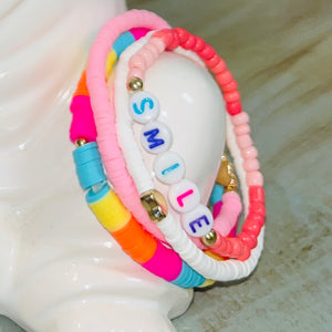 Fun Encouragement Beaded Bracelet Sets