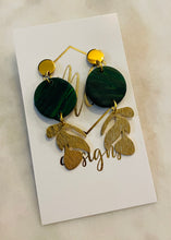 Mardi Gras Clay Earrings