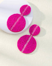 Bright Beaded Earrings