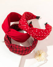 Red Twisted Headbands