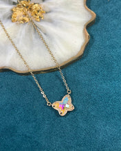 Iridescent Butterfly Necklace