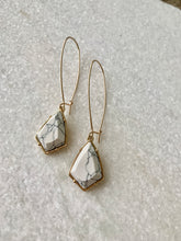 Marble Hook Earrings