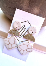 Fall Clay Tiered Earrings