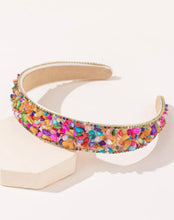 Crystalline Decor Flat Headband- all the Colors