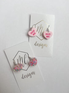 Small Heart Dangle Earring