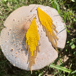 Fringe Seed Bead Earrings