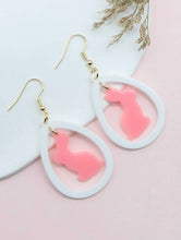 Teardrop Bunny Easter Earring
