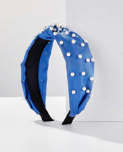 Solid Color Faux Pearl Headbands