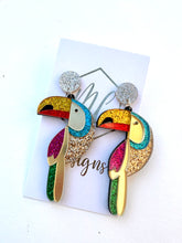 Parrot Acrylic Earrings