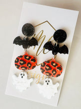 Bat Pumkin Ghost Halloween Earring