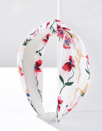 White Floral Headband