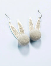 Pom Pom Bunny Earrings