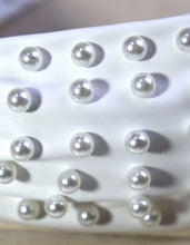 Leather Wide Knot Pearl Headbands