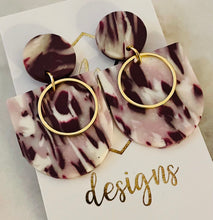 Marble Clay Earrings- Variety of Colors