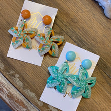 Patterned Flowered Earrings