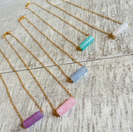 Assorted Color Stone necklaces