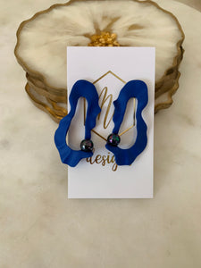 Blue Shape Earrings
