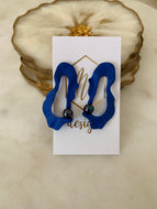Blue Shape Earrings