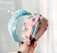 Heart Headband Wide Knot