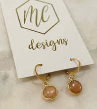 Small jeweled hoops