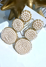 Circle Beaded Earrings 3 circles