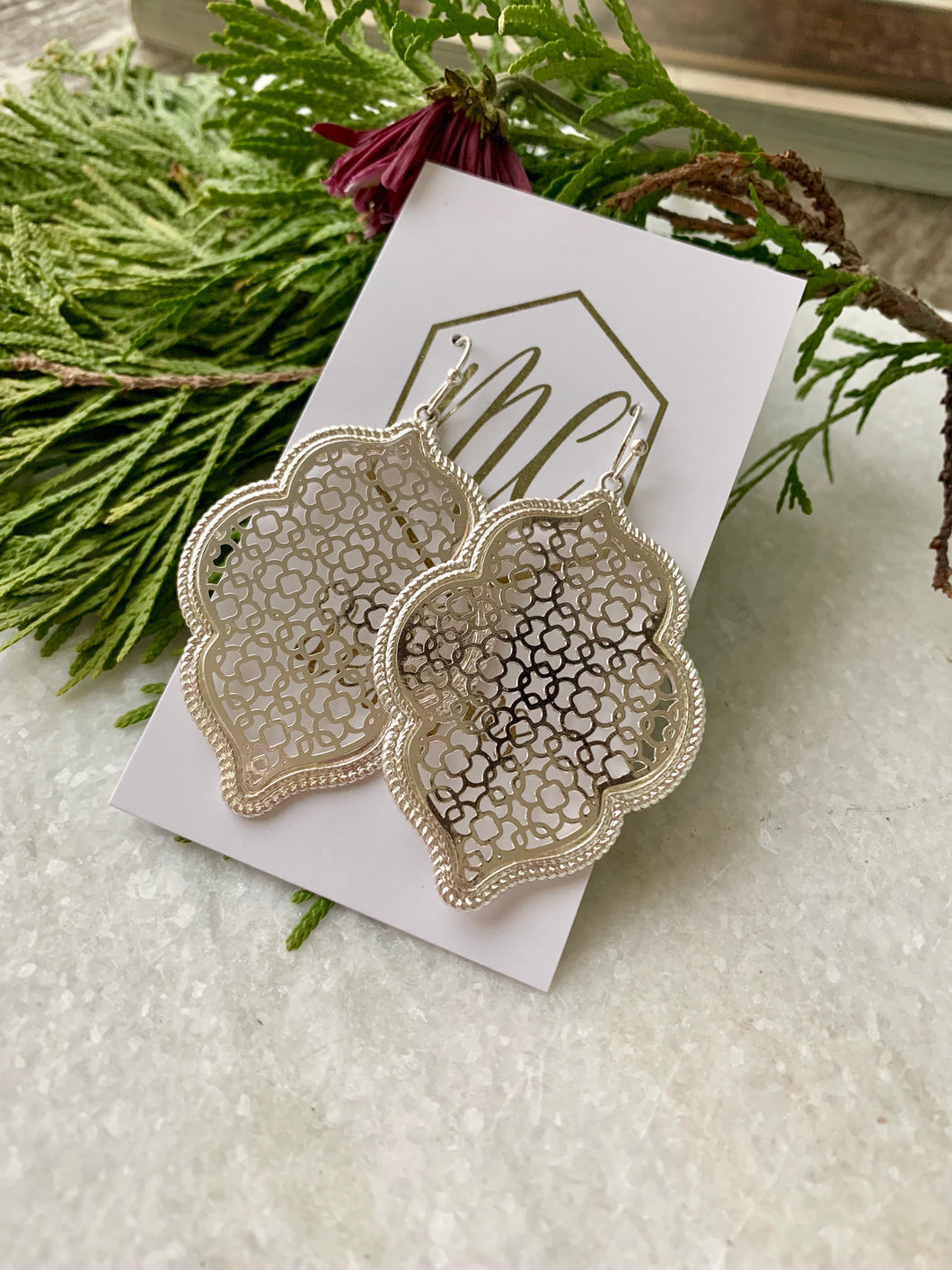 Large Filigree Earrings