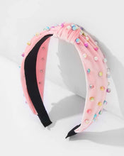 Kid’s Velvet Pearl Knot Headbands no