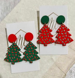 Christmas Tree Earrings