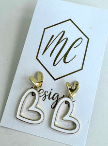 Heart Drop Earring Small in Size