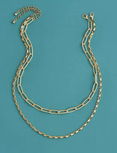 Double Gold Chain Necklaces