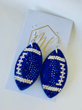 Rhinestone Football Earrings