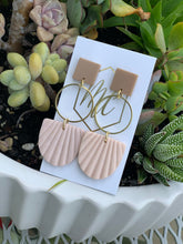 Multi Tier Clay Seashell Earrings