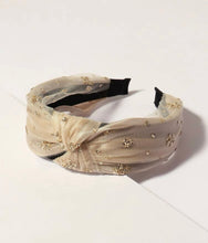 Gold Glitter Accented Headband