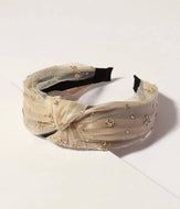 Gold Glitter Accented Headband