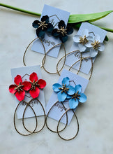 Flower Teardrop Earrings