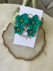 Double Flower Earring