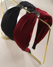 Wide Headband Adorned with Rhinestones