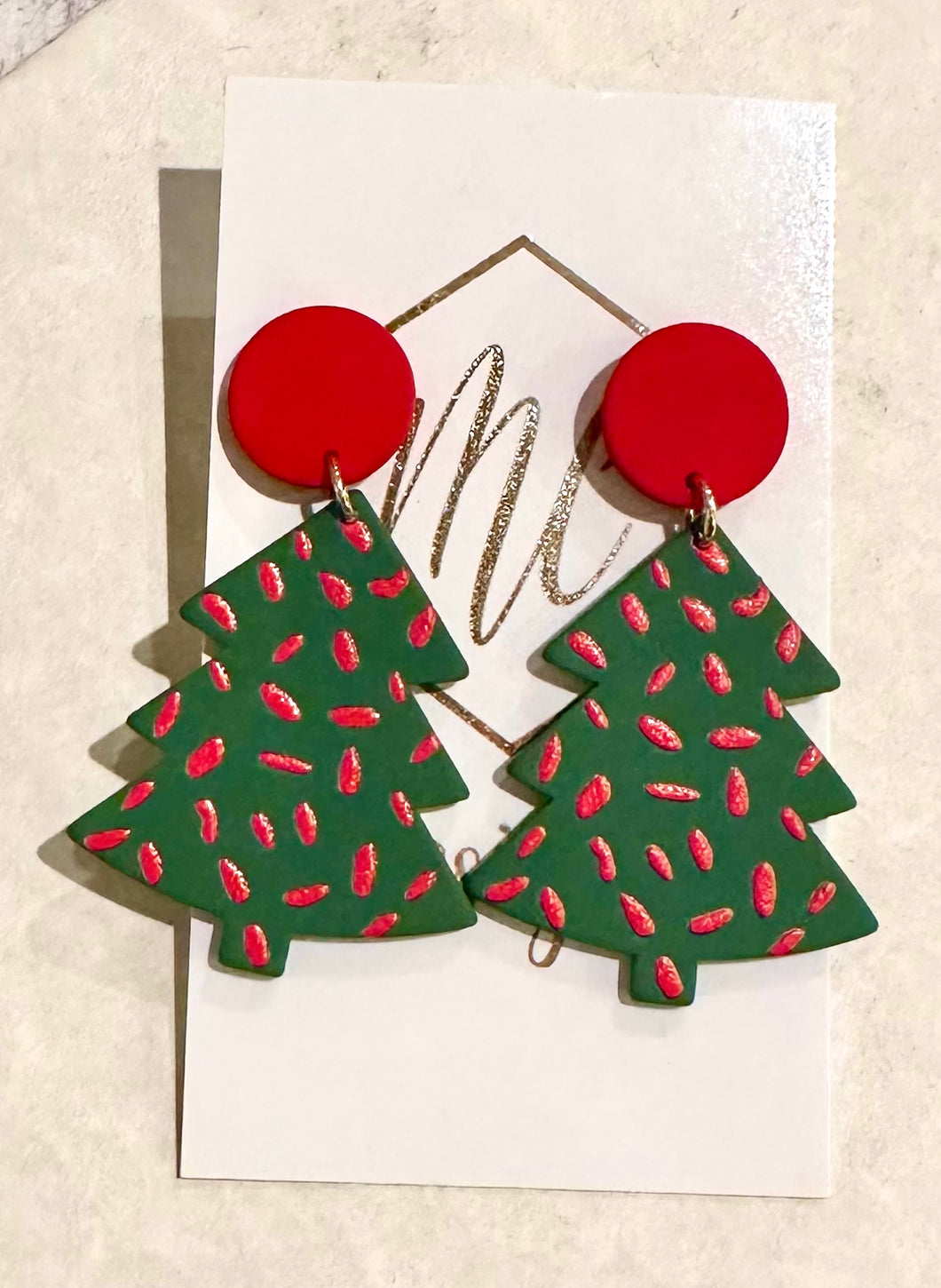 Christmas Tree Earrings