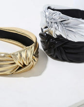 Shiny Metallic Leather Headbands