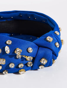 Jeweled Rhinestone Knot Headband